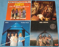 LP/12" Maxi Sammlung 4 x ABBA - Same/Lay All Your Love On Me/Voulez-Vous/Arrival