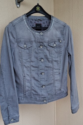 Jeansjacke grau 38 - jeansjacke,