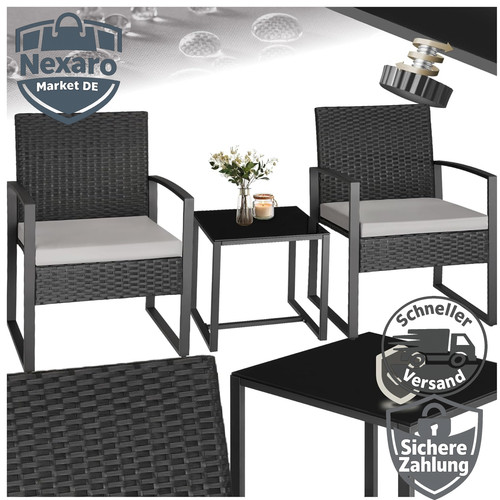 Rattan sitzgruppe sessel - rattan, 2