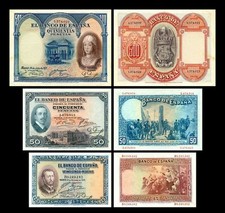 500 pesetas ausgabe - 25,, 50,