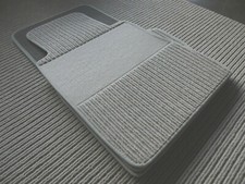 Lengenfelder Rips Fußmatten für Mercedes Benz W124 S124 4matic E-Klasse + GRAU