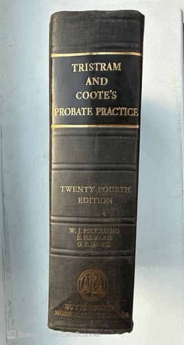 Tristram and coote probate - and, coote's