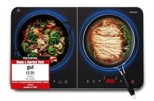 MEDION Doppel-Induktionskochplatte 3500 Watt 2 Kochplatten MD18493