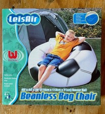 Bestway Fußball Schalensessel, aufblasbar, Beanless Bag Chair