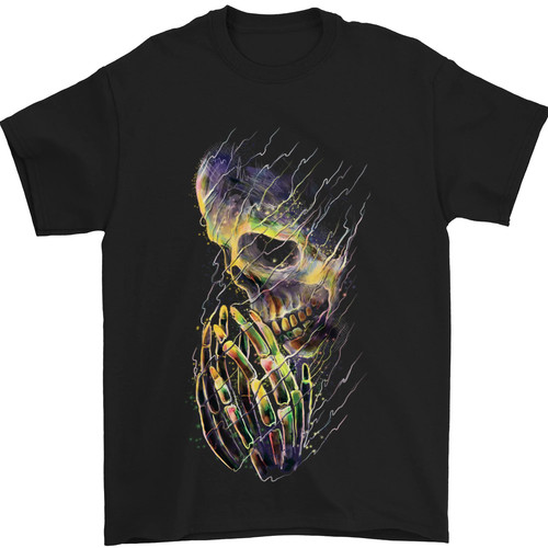 Betender schädel gothic biker - schädel,