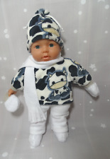 Winter kombi Pullover Hose Mütze Puppen kleidung Re born Baby Puppe 43cm - 45cm