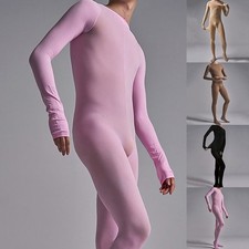 1) Samt Langarm Herren Body