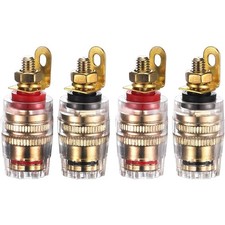 Lautsprecher Klemmen vergoldet