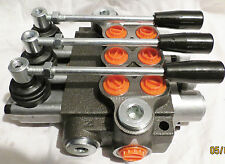 Hydraulik Handsteuerventil, Monoblockventil 3-fach 50L / für DW zylinder 