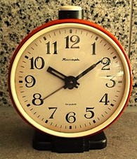 JANTAR Wecker 4 Jewels OЧЗ  Made In USSR Sowjetunion 50er 60er vintage sammeln