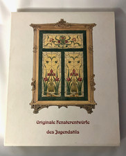 Glaskunst / Jugendstilfenster Originale Entwürfe /ca. 272 Seiten 1991 Weingarten