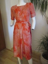 HUGO BOSS MIDIKLEID GR.34  ROT-BEIGE 