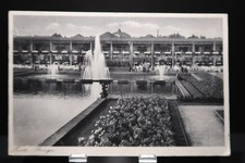 Essen Gruga-Terrassen mit Brunnen, gelaufen 1937 – Ansichtskarte