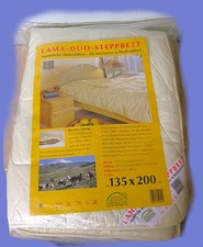 Haushalt Bettdecke "LAMA Duo Steppbett" 135*200cm - Füllung Lamahaar+Schurrwolle