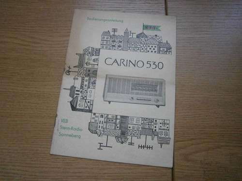 Rft ddr radio - carino, veb