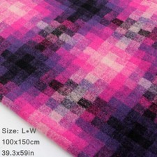 Faux Wolle Mosaik Gradient