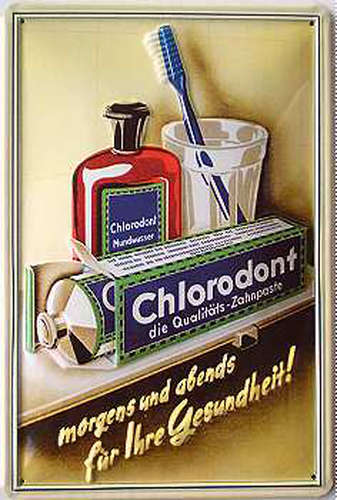 Chlorodont morgens und - chlorodont,