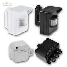 Außen-Funk-Bewegungsmelder & Empfänger, kabellos Batteriebetrieb 230V Schalter