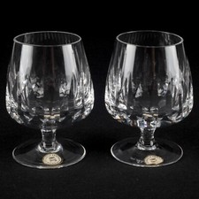 2 Spiegelau Cognacgläser Brandy Gläser 9 cm Vintage Second Hand Kristall Glas