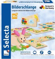 Schmidt Spiele 63024 Selecta, Bilderschlange, Legespiel aus Holz, 20 Teile