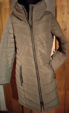 Wintermantel Steppmantel Damen lang Größe 38 Sand/Beige 