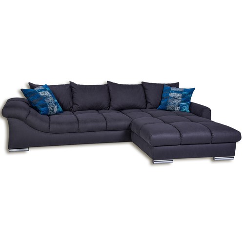 Ecksofa graphit microfaser - -,