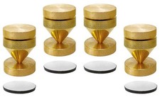 Dynavox Lautsprecher Spikes bis 60 Kilo Messing Bass Absorber Entkoppler 4er Set