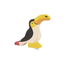 Holztiger Holzfigur Vogel