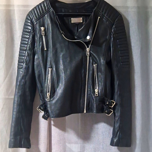 Mng damen biker lederjacke - mng,