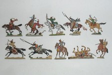 Zinnfiguren, Flachfiguren, Hunnen im Kampf, SB