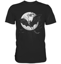 Fledermaus Vollmond T-Shirt -