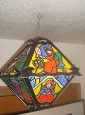 alte   Papp Laterne klapplaterne Weihnachten Märchen -Motiv DDR