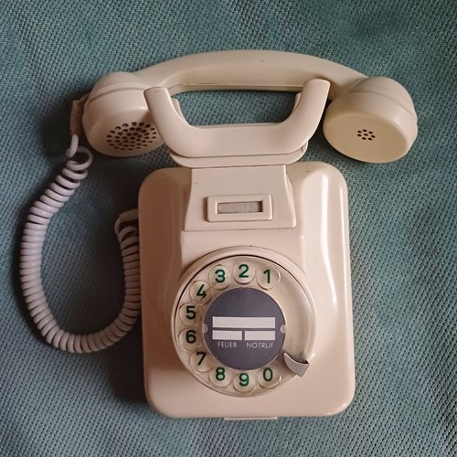 Vintage drehschreibentelefon - vintage,