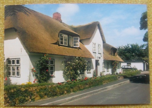 Ansichtskarte nordseeinsel - ansichtskarte,