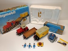 Playmobil 4025 Starterset Diesel Lok Eisenbahn LGB Trafo Gleise in OVP Box 2