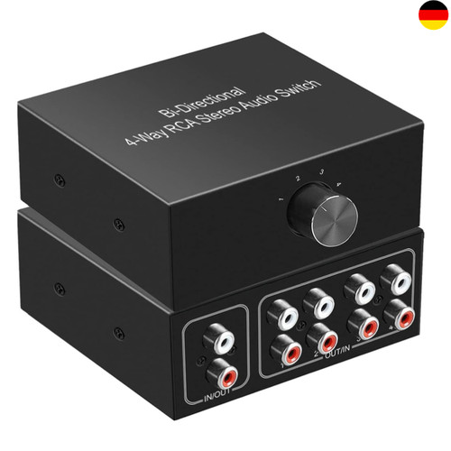Cinch rca audio switch - rca,