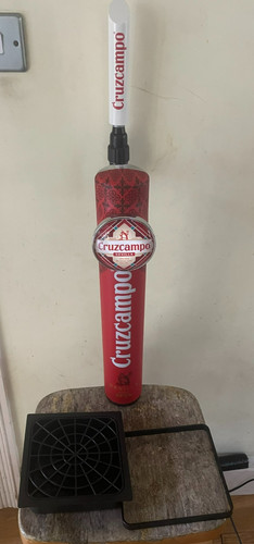 Cruzcampo lager bier font pump - font,