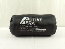 Active Era leichter Mumienschlafsack M150 Schwarz 2 Jahreszeiten Frühling/Herbst