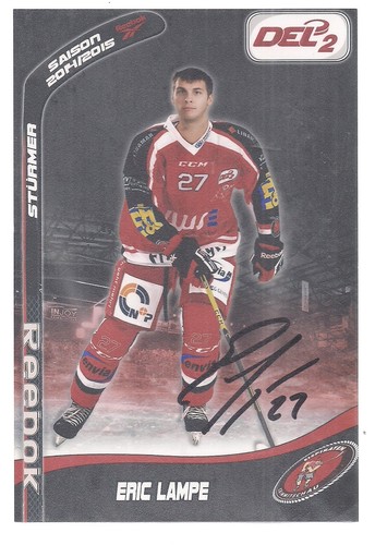 Autogramm eric lampe eishockey - eric,