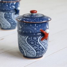 Japanische teetasse mit - mit, dekel