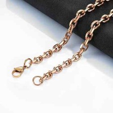 Edelstahl Kette Gold Silber