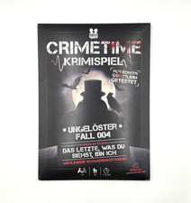 Crimetime Krimispiel Ungelöster Fall 004 - Das Letzte was Du siehst bin ich