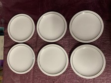 Arzberg Form 2375 Golfball Platin, 6 x Kuchenteller