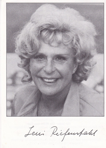 Autogramm leni riefenstahl - autogramm,