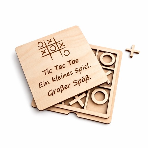 Tic tac toe aus sperrholz - tic, –