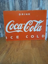 Coca Cola Emailschild