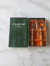 3-Teiliges Barset, rustikal, unbenutzt