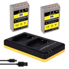 2x Akku + Dual-Ladegerät für