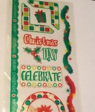 1Transparent Rubbel-Sticker-Bogen-gr.12x24cm, beglittert ,  QVC,