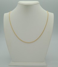 585 Gold Kette 55cm Zopf NEU 14 Karat stabil Collier Gelbgold Halskette  6g